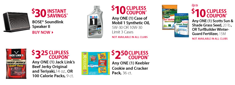 In-Club Instant Savings - BJ's Wholesale Club